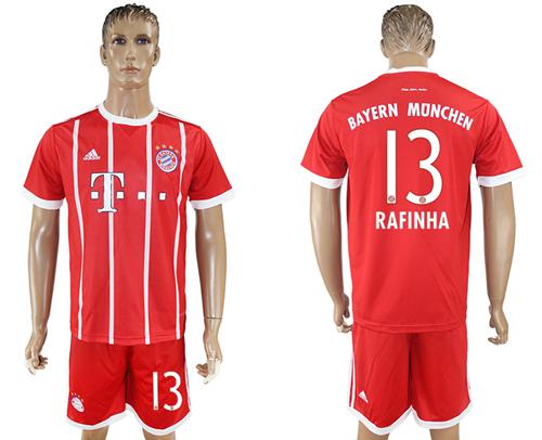 Bayern Munchen #13 Rafinha Home Soccer Club Jersey - Click Image to Close